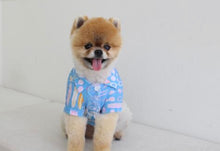 画像をギャラリービューアに読み込む, アロハシャツ Blue