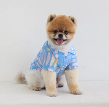 画像をギャラリービューアに読み込む, アロハシャツ Blue