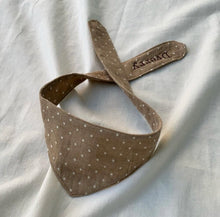 画像をギャラリービューアに読み込む, 【名前刺繍】dot scarf  brown