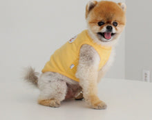 画像をギャラリービューアに読み込む, colorful Wappen tank top yellow