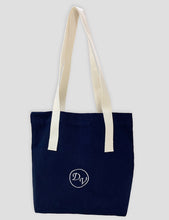画像をギャラリービューアに読み込む, cotton walk bag navy
