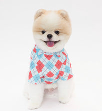 画像をギャラリービューアに読み込む, チェックカラートップス red