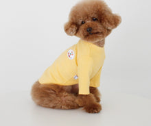 画像をギャラリービューアに読み込む, colorful Wappen T-shirt yellow