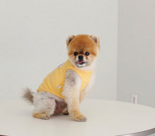 画像をギャラリービューアに読み込む, colorful Wappen tank top yellow