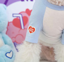 画像をギャラリービューアに読み込む, ケアベアラグランTシャツ Blue