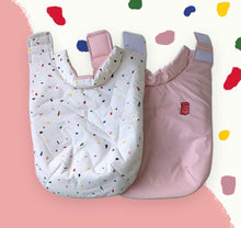 画像をギャラリービューアに読み込む, ジェリービーンズリバーシブルパディング White&pink