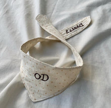 画像をギャラリービューアに読み込む, 【名前刺繍】dot scarf  beige