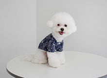 画像をギャラリービューアに読み込む, ペイズリーシャツ navy