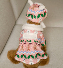 画像をギャラリービューアに読み込む, ウィンタークリスマスワンピース pink