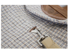 画像をギャラリービューアに読み込む, チェックファーコート brown