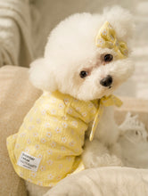 画像をギャラリービューアに読み込む, ペアルックフラワーリンネルキャミソール yellow