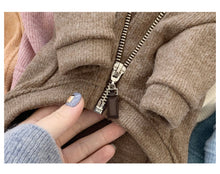 画像をギャラリービューアに読み込む, 予約 leather zip hoodie orange