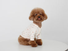 画像をギャラリービューアに読み込む, flower rib cardigan White