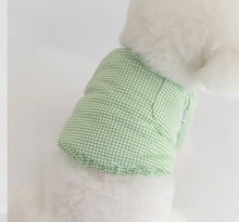 画像をギャラリービューアに読み込む, チェックボリュームブラウス green