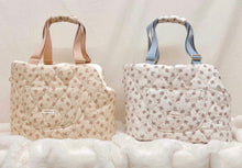 画像をギャラリービューアに読み込む, quilting Flower outing bag