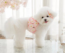 画像をギャラリービューアに読み込む, フラワーレースパフブラウス pink