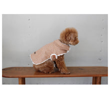 画像をギャラリービューアに読み込む, チェックファーコート brown