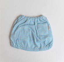 画像をギャラリービューアに読み込む, チェックボリュームブラウス Blue