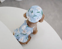 画像をギャラリービューアに読み込む, フラワーフリルシャツ Blue