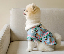 画像をギャラリービューアに読み込む, ウィンタークリスマスワンピース Blue