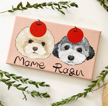 画像をギャラリービューアに読み込む, only one in the world 似顔絵 2face