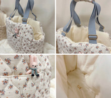 画像をギャラリービューアに読み込む, quilting Flower outing bag