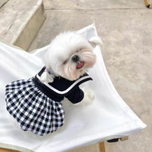 画像をギャラリービューアに読み込む, チェックセーラーワンピース