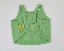 画像をギャラリービューアに読み込む, 恐竜キャミソール帽子セット green