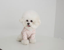 画像をギャラリービューアに読み込む, flower rib cardigan pink