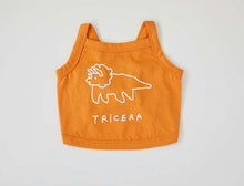 画像をギャラリービューアに読み込む, 恐竜キャミソール帽子セット Orange
