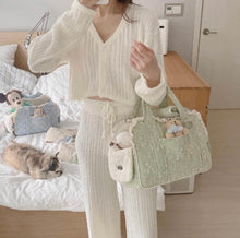 画像をギャラリービューアに読み込む, 日本初上陸 BB Carey キューブ刺繍バッグ mint XS~ -M
