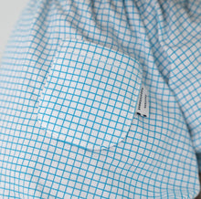 画像をギャラリービューアに読み込む, チェックボリュームブラウス Blue