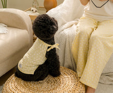 画像をギャラリービューアに読み込む, ペアルックフラワーリンネルキャミソール yellow