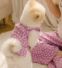 画像をギャラリービューアに読み込む, ペアルックフラワーリンネルキャミソール purple