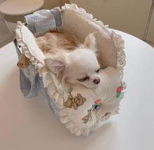 画像をギャラリービューアに読み込む, 日本初上陸 BB Carey キューブ刺繍バッグ Blue XS~ -M