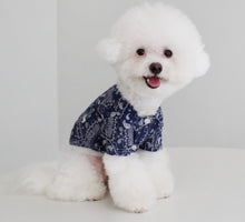 画像をギャラリービューアに読み込む, ペイズリーシャツ navy