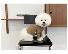 画像をギャラリービューアに読み込む, patch neck TOPS brown