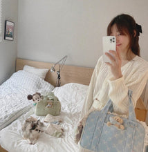 画像をギャラリービューアに読み込む, 日本初上陸 BB Carey キューブ刺繍バッグ Blue XS~ -M
