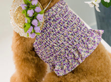 画像をギャラリービューアに読み込む, フラワーキャミソール purple