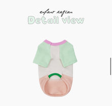 画像をギャラリービューアに読み込む, パッチワークパステルTシャツ mint