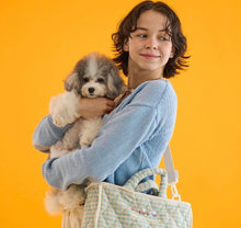 画像をギャラリービューアに読み込む, my family goods check cotton bag