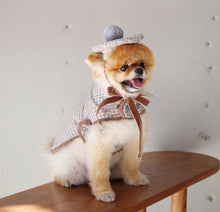 画像をギャラリービューアに読み込む, チェックファーコート Blue