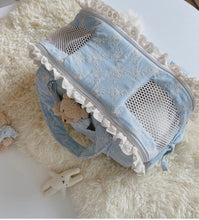 画像をギャラリービューアに読み込む, 日本初上陸 BB Carey キューブ刺繍バッグ Blue XS~ -M
