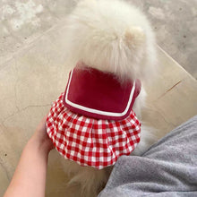 画像をギャラリービューアに読み込む, チェックセーラーワンピース