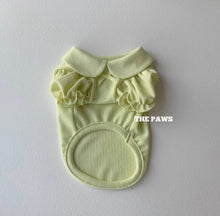 画像をギャラリービューアに読み込む, パフスリーブリボントップス green