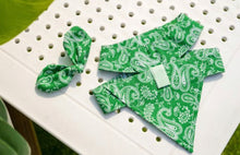 画像をギャラリービューアに読み込む, バンダナペイズリートップス green