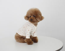 画像をギャラリービューアに読み込む, flower rib cardigan White