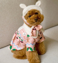 画像をギャラリービューアに読み込む, ウィンタークリスマスワンピース pink