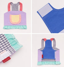 画像をギャラリービューアに読み込む, クロップドオーバーオール purple