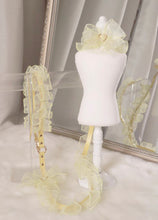 画像をギャラリービューアに読み込む, ハーネスorカラー ドットチュール リードセット yellow